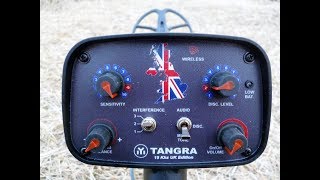 Tangra UK Edition Metal Detector 9 amp 12 Spider Coil Air test [upl. by Larrej451]