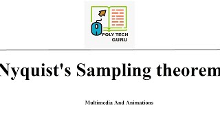 Nyquist Sampling theorem  Lecture7 [upl. by Aidyn]