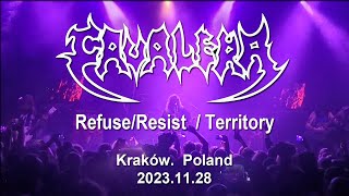 Cavalera  RefuseResist  Territory Kraków 20231128 Poland [upl. by Orvil919]