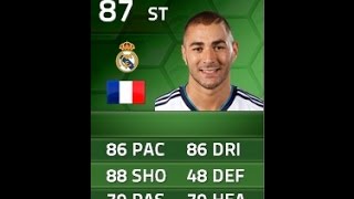 Fifa 14 UT  Recensione Karim Benzema iMOTM [upl. by Neened]