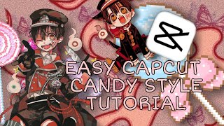 capcut simple candy style tutorial [upl. by Nichy237]