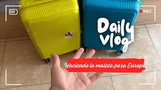 Daily vlog23  Haciendo la maleta para Europa  Plan B Viajero [upl. by Ijok]