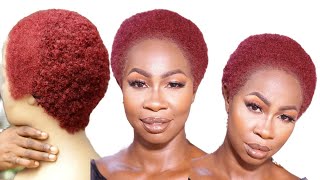 Low Cut Wig installationtrending Low cut hairstyle natural lowcutwig [upl. by Letnuahc]