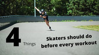 4 exercises to become a pro skater  For Speed  Fitness  Beginner [upl. by Ahsilad]