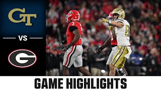 Georgia Tech vs Georgia Game Highlights  2024 ACC Football [upl. by Einavoj657]