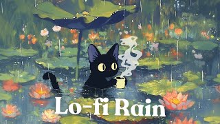 Jazzy Hiphop  Lofi Rain ☂️ Coffee time  for Study  Focus  Relax [upl. by Winer703]