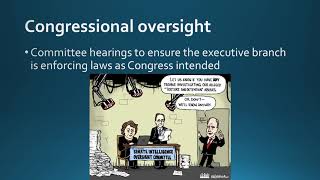 28 Congressional Oversight AP GoPo Redesign [upl. by Eintruok]