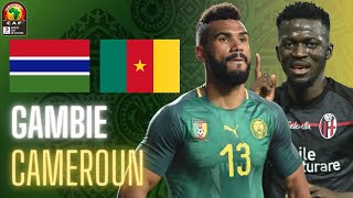 2ème MT 🔴Live 🇬🇲 Gambie Vs Cameroun 🇨🇲 Score 14 DE FINALE CAN⚽️ 2022 [upl. by Asilanna]