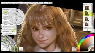 quotHermionequot  ArtRage Speedpaint Speedpainting by Raide [upl. by Four420]