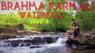 BRAHMA KARMALI WATERFALL  SATTARI GOA  Waterfall in Goa [upl. by Ainex]