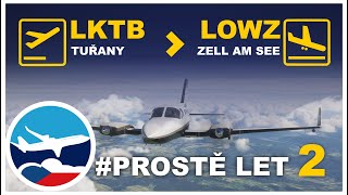 MSFS2020 ČESKY   PROSTĚ LET  Tuřany ✈ Zell Am See  BeyondATC [upl. by Gravante638]