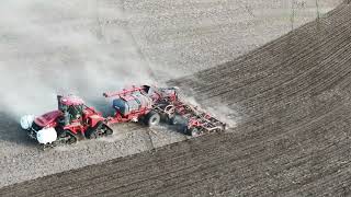 Wheat Seeding In The Palouse Case IH Horsch Drill [upl. by Britteny117]