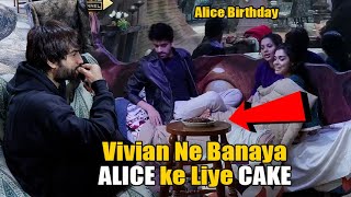 Bigg Boss 18 Live Today Episode Promo Vivian Make Birthday Cake for Alice Avinash Eisha Fight bb18 [upl. by Gram]