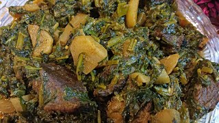 Shalgam Palak Gosht Recipe  Winter Spcl Shalgam Palak Gosht Recipe By Zahida [upl. by Jacinto217]