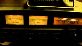 My NORTHPOINT 40 SSB Channel Base Station CB Radio on late in the night [upl. by Korff]