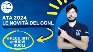 Graduatorie ATA 2024 Terza Fascia Le Novità Del CCNL [upl. by Anthiathia]