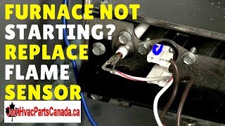 Furnace Flame Sensor  Furnace Cycling On and Off Furnace Troubleshooting [upl. by Lesly]