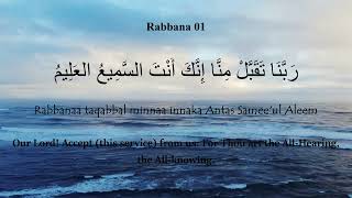 40 RABBANA  Rabbana 1  POWERFUL DUAS FROM THE QURAN [upl. by Thorncombe]