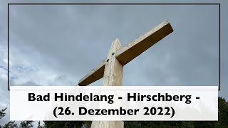 Bad Hindelang  Hirschberg 26 Dezember 2022 [upl. by Nylia]