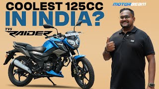 TVS Raider  The Coolest 125cc Motorcycle In India  MotorBeam [upl. by Flight889]