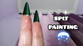 ASMR  INTENSE SPIT PAINTING YOUR FACE🎨💦Mouth Sounds😴 [upl. by Bobette]