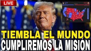 🔴 DIRECTO TRUMP NUEVO PRESIDENTE CUMPLIREMOS LA MISIÓN [upl. by Paynter]