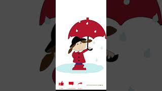 Umbrella Rhymes in English for Kindergarten Kids [upl. by Ramma]