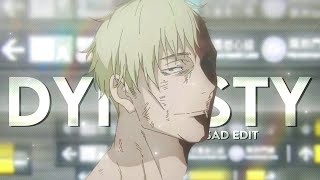 Jujutsu Kaisen Dynasty “Sad” EditAMV [upl. by Grizel]