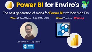 33 PowerBI4Enviros  The next generation of maps for Power BI with Icon Map Pro [upl. by Orlosky794]