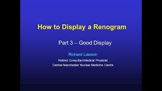 How to Display a Renogram Part3 [upl. by Yrreiht728]