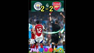 Leandro Trossard Red Card vs Manchester CityMan City vs Arsenal 22 Highlights🔵🟥shorts football [upl. by Dnyletak]