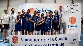 Finale de la coupe de la Loire Atlantique 2024 U13 [upl. by Ahsilat459]