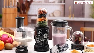 Wonderchef NutriBlend Bolt Food Processor amp Atta Kneader  Wonderchef Mixer Grinder Review [upl. by Avilla621]