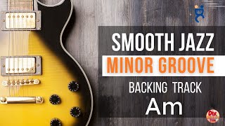 Smooth jazz Backing track  Minor groove in A minor 104 bpm [upl. by Ardnik]