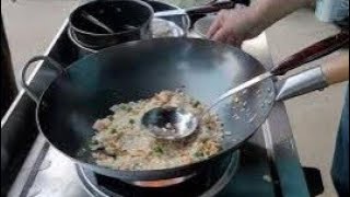 Cooking with quotWok Hayquot Cuisinart Outdoor Wok Station 50000 BTU [upl. by Ardnalahs]