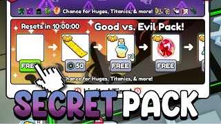 Secret GOOD VS EVIL Pack in Pet Simulator 99 😱 [upl. by Eneleh]