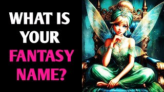 WHAT IS YOUR FANTASY NAME QUIZ Personality Test  1 Million Tests [upl. by Arikehs]