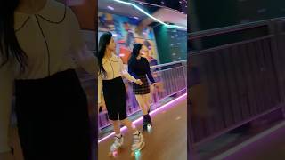 Good Figure Show out 😍 Perfect Figure Ice Skating Rink Roller skating Goddess rollerskating dance [upl. by Aihsit]