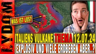 Italiens Vulkane AKTIVER und EXPLOSIVER  Was passiert aktuell im Süden [upl. by Arimas]