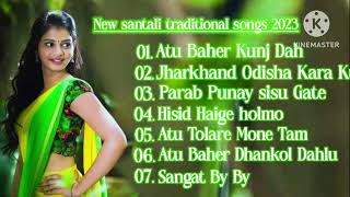 New santali traditional songs 2023 santali nonstop lagne enej song [upl. by Ayatahs963]