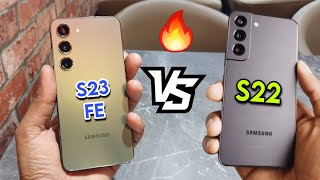 Samsung S23 FE Vs Samsung S22 Comparison In 2024  Samsung S22 Review  Samsung S23 FE Review [upl. by Ytteb]