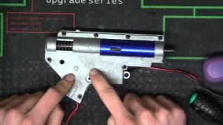 AirsoftEirecom  Changing a spring in M4M16  In Depth [upl. by Papp912]