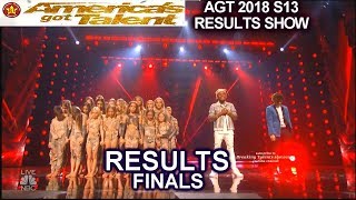 Results Top 3 amp Top 2 Zurcaroh Shin Lim Brian King Joseph  Americas Got Talent 2018 Finale AGT [upl. by Nayk]