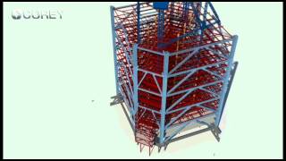 Secuencia de CONSTRUCCION de TORRE BBVA Bancomer por corey [upl. by Adnema811]