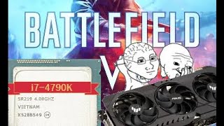 Can the i74790k still game on 2024 Battlefield V Gameplay [upl. by Tawnya]