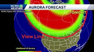 Northern Lights in California  Oct 11 aurora forecast [upl. by Binnie]