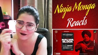 Malwa Block  Sidhu Moose Wala  Wazir Patar  Moosetape  Ninja Monga Reacts  New Punjabi Songs [upl. by Airda925]