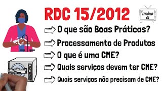 CME  Central de Material e Esterilização RDC 15 2012  Episódio 1  enfermagem esterilização [upl. by Kling]