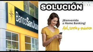 Como ingresar al nuevo Homebanking del Banco SAN JUAN  Como desbloquear usuario COMO FUNCIONA [upl. by Leahpar]