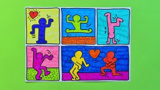 Keith Haring  tekenen [upl. by Rana]